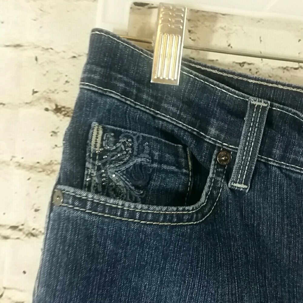 Gloria Vanderbilt 8 petite Capri pants GUC - Picture 3 of 8